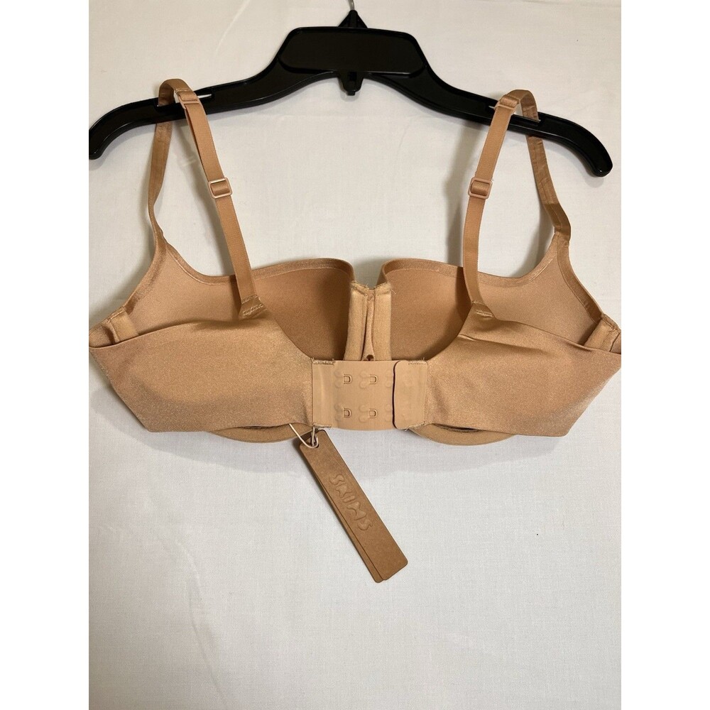 SKIMS 34C Ultimate Push-Up Underwire Balconette Bra Clay - Picture 2 of 7